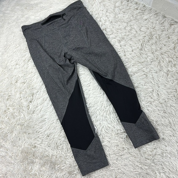 Lululemon Pace Rival Crops Heathered Black Black SoulCycle Collab - Picture 6 of 7